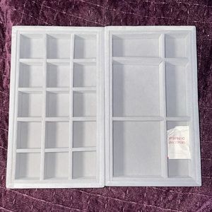 NEW jewelry box trays ring holders set of 2 pieces